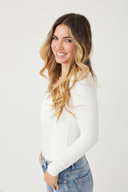 Carmelle Knit Bodysuit - White
