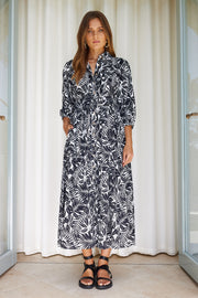 Charie Dress - Mono Print