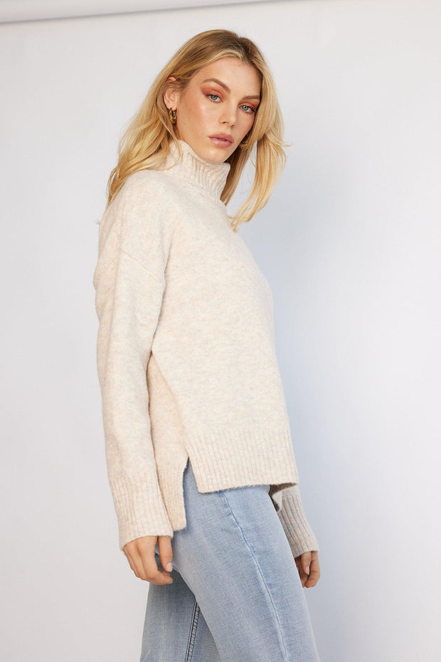 Cherelle Knit - Beige-Knitwear-Womens Clothing-ESTHER & CO.