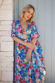 Delarina Dress - Multi Floral