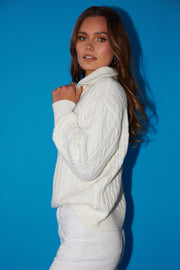 Diza Knit - White-Knitwear-Womens Clothing-ESTHER & CO.
