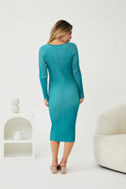 Elwyn Knit Dress - Emerald