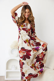 Eranne Dress - Fawn Floral