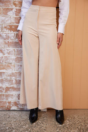 Estralla Pants - Beige-Pants-Womens Clothing-ESTHER & CO.