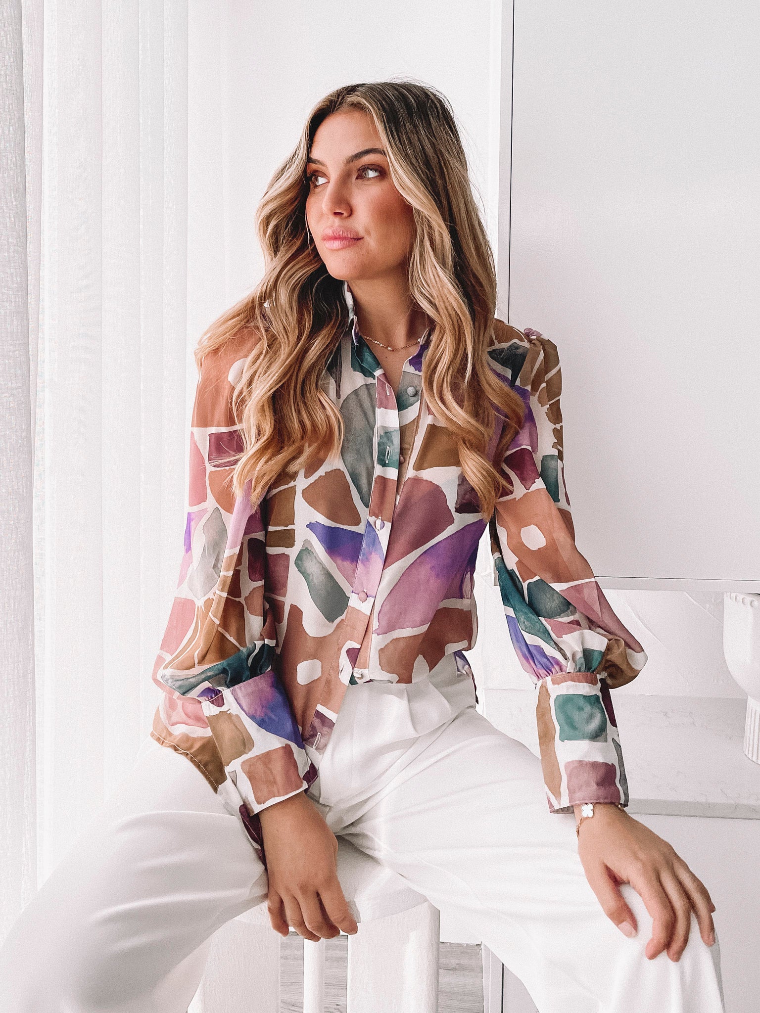 Esther Long Sleeve Blouse