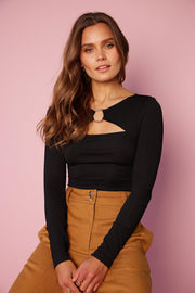 Florenzia Top - Black