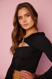 Florenzia Top - Black