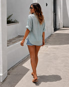 Fraise Top - Faded Teal – product image 4 of 8
