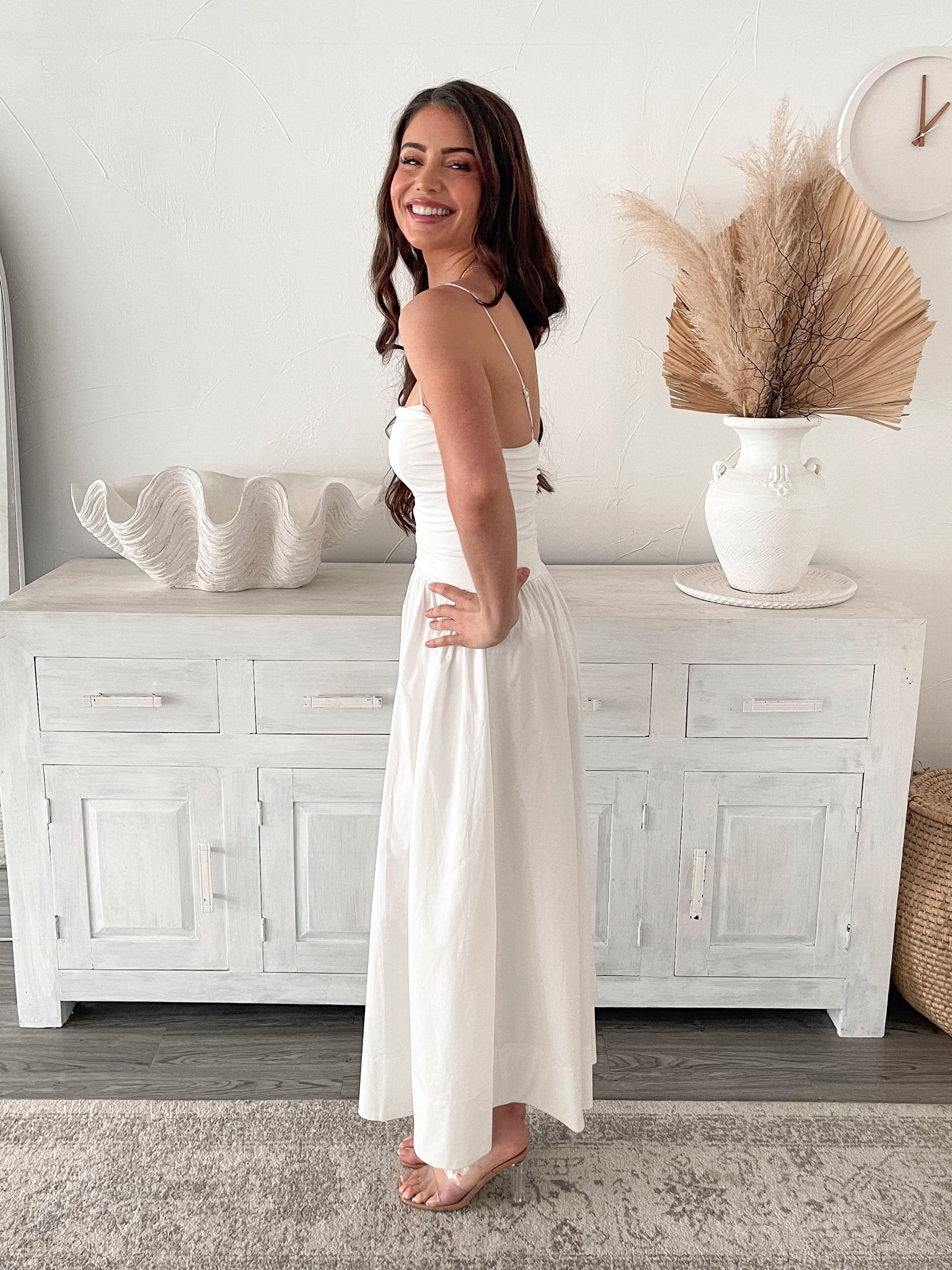 Esther & Co. Gianella Dress White ESTHER & CO.