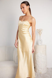 Gregorina Dress - Yellow-Dresses-Womens Clothing-ESTHER & CO.