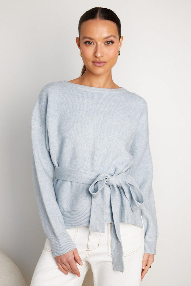 Hartha Knit - Grey-Knitwear-Womens Clothing-ESTHER & CO.