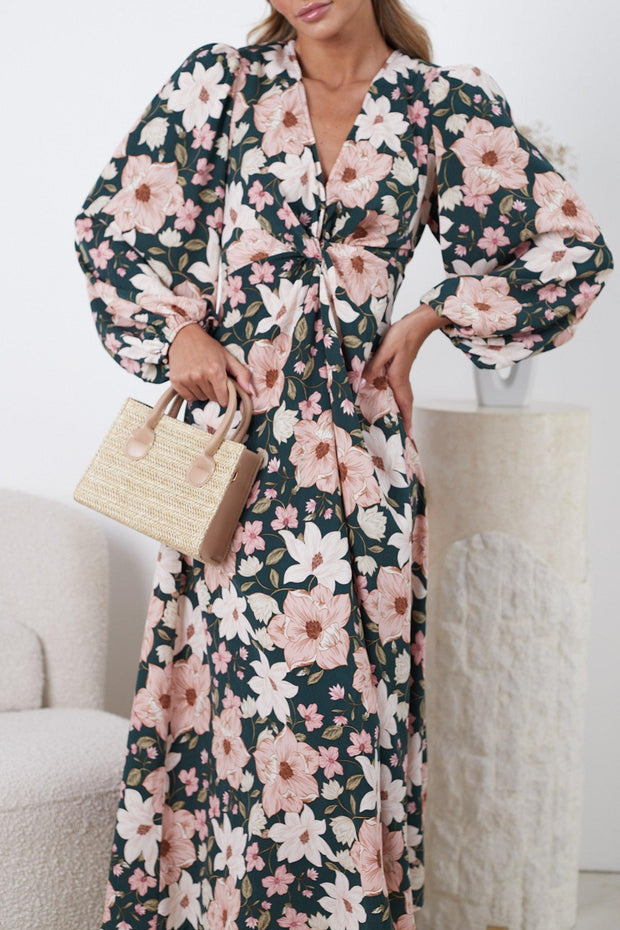 Ilori Dress - Floral Print-Dresses-Womens Clothing-ESTHER & CO.