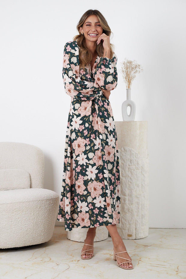 Ilori Dress - Floral Print-Dresses-Womens Clothing-ESTHER & CO.