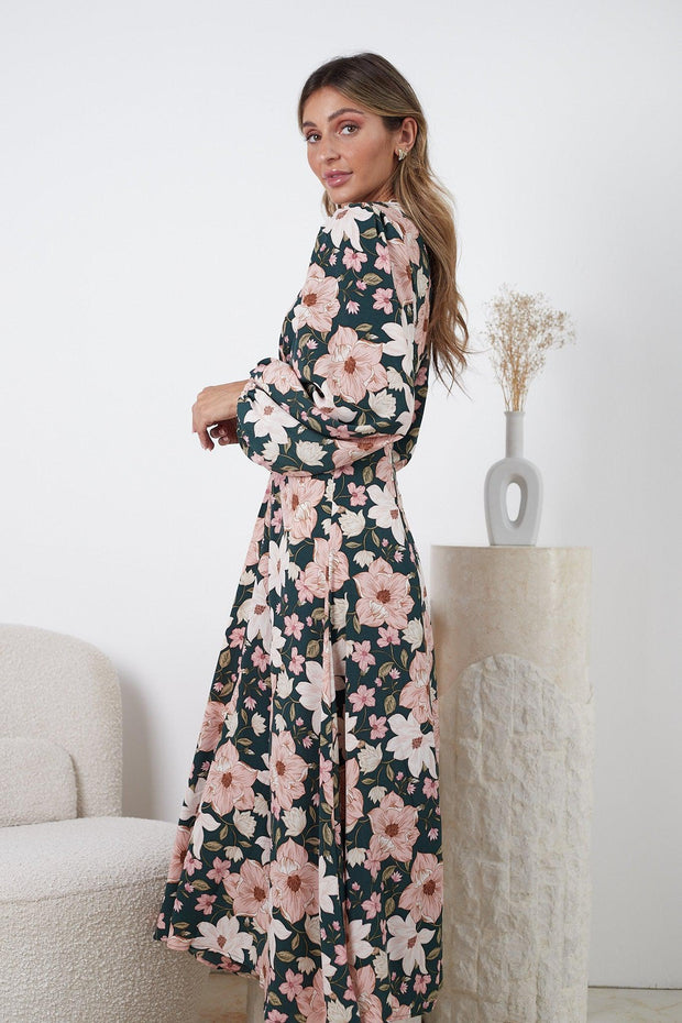 Ilori Dress - Floral Print-Dresses-Womens Clothing-ESTHER & CO.