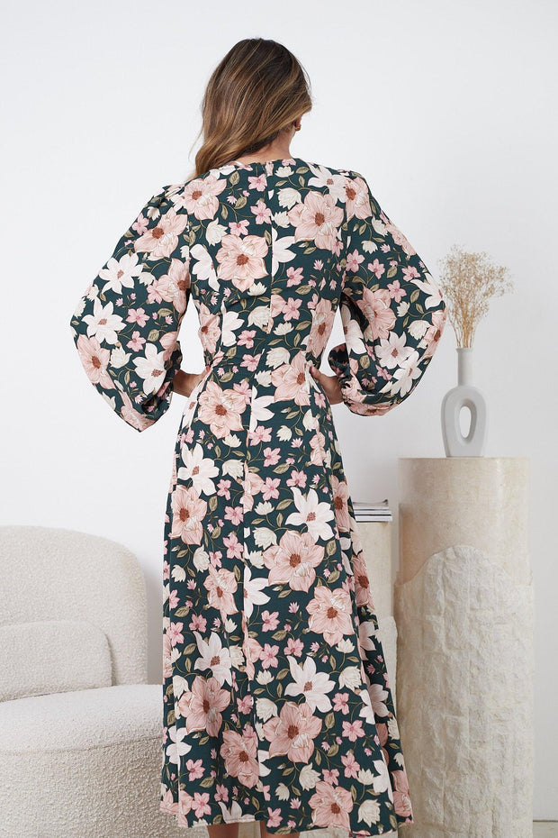 Ilori Dress - Floral Print-Dresses-Womens Clothing-ESTHER & CO.