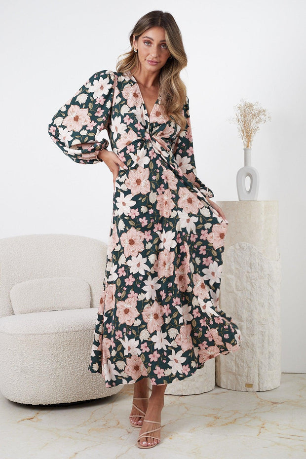 Ilori Dress - Floral Print-Dresses-Womens Clothing-ESTHER & CO.
