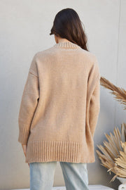 Jadyn Knit - Mocha-Knitwear-Womens Clothing-ESTHER & CO.