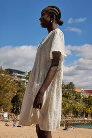 Jaydenne Dress - White Spot