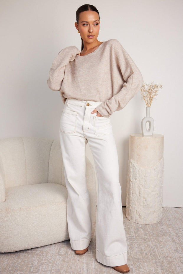 Joansy Knit - Grey-Knitwear-Womens Clothing-ESTHER & CO.