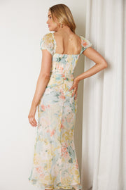 Kaira Dress - Yellow Floral