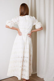Kambree Dress - Cream-Dresses-Womens Clothing-ESTHER & CO.