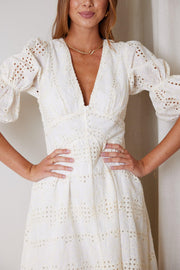 Kambree Dress - Cream-Dresses-Womens Clothing-ESTHER & CO.