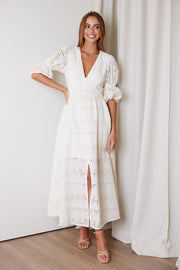 Kambree Dress - Cream-Dresses-Womens Clothing-ESTHER & CO.