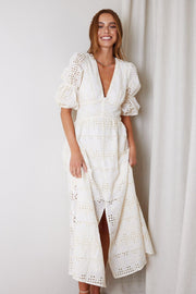 Kambree Dress - Cream-Dresses-Womens Clothing-ESTHER & CO.