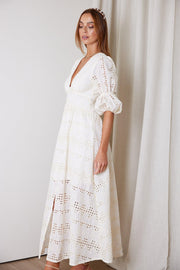 Kambree Dress - Cream-Dresses-Womens Clothing-ESTHER & CO.