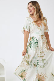 Karabelle Dress - Sandy Palm