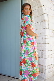 Karabelle Dress - White Floral