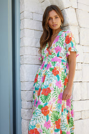 Karabelle Dress - White Floral