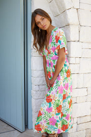 Karabelle Dress - White Floral