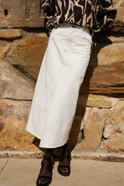 Katlyn Skirt - White-Skirts-Womens Clothing-ESTHER & CO.