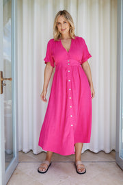 Korbela Dress - Hot Pink