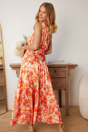 Loryn Dress - Yellow Floral