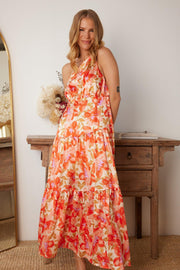 Loryn Dress - Yellow Floral