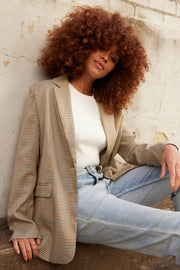 Luciane Blazer - Mustard Print