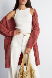 Naoma Cardigan - Rust-Knitwear-Womens Clothing-ESTHER & CO.