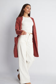 Naoma Cardigan - Rust-Knitwear-Womens Clothing-ESTHER & CO.