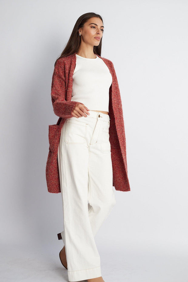 Naoma Cardigan - Rust-Knitwear-Womens Clothing-ESTHER & CO.