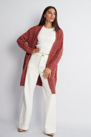 Naoma Cardigan - Rust-Knitwear-Womens Clothing-ESTHER & CO.