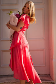 Narine Dress - Raspberry