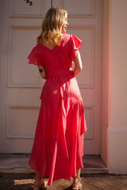 Narine Dress - Raspberry