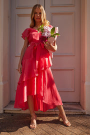 Narine Dress - Raspberry