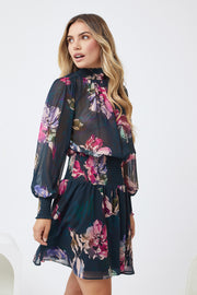 Neary Dress - Emerald Floral