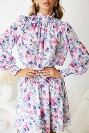 Neary Dress - Violet Floral