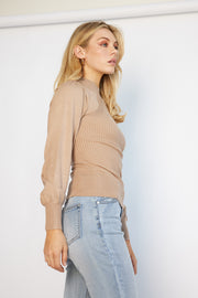 Nevanne Knit Top - Mocha