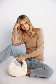 Nevanne Knit Top - Mocha