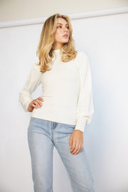 Nevanne Knit Top - White